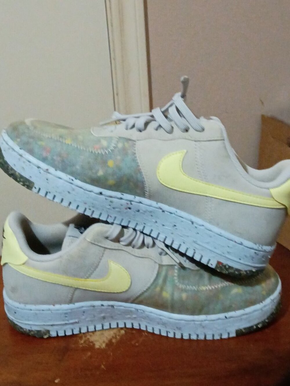 Nike CT1986-001 Air Force 1 Crater Pure Platinum Women’s Sneakers Shoes Size 8 - Picture 11 of 14